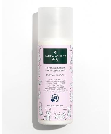 Laura Ashley SOOTHING BODY LOTION 400ml NSF/ANSI 305 Certified Contains Organic Ingredients