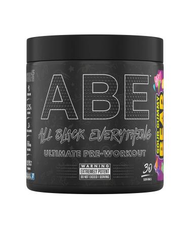 Applied Nutrition ABE Pre Workout - All Black Everything Pre Workout Powder Energy & Physical Performance with Citrulline Creatine Beta Alanine (315g - 30 Servings) (Sour Gummy Bear) Sour Gummy Bear 30 Servings (Pack of 1)