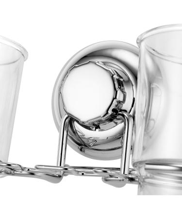 Maxhold Suction Screw Toothbrush Cup Holder | 2 Tooth Plaster Cups | Rust-Free Stainless Steel | No Drill Kitchen & Bathroom Storage - Buy Online on GoSupps.com