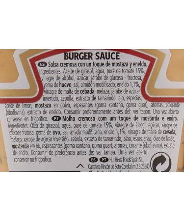 Heinz -American Burger Sauce with Worcester Sauce (Mustard and Dill) - Delicious and Aromatic - 230 grams - Buy Online on GoSupps.com