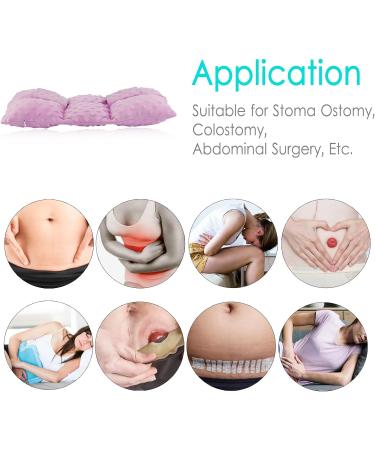 Cozy Stoma Security Belt Cushion | Stoma Safety Belt & Protection | Ileostomy & Urostomy Accessories | Minky Dot Lavender for Peritoneal Dialysis - Buy Online on GoSupps.com