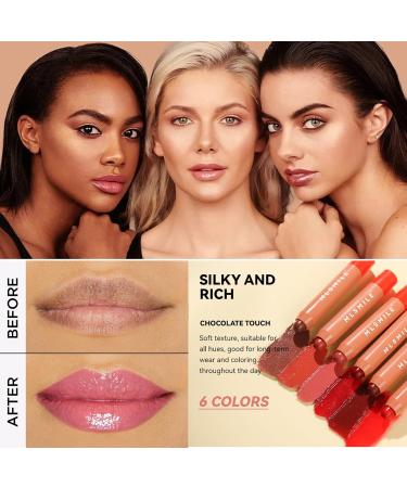 Hydrating Color Lip Balm 3PC Tinted Lip Balm Moisturizing Lipsticks for Women Long Lasting Lip Balms for Lip Skin Care and Lip Treatment Long-Lasting Moisturising Nutritious Cream Set A - Buy Online on GoSupps.com