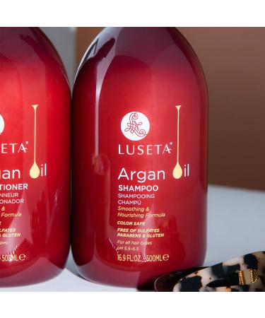 Luseta Sulfate Free Shampoo and Conditioner with Argan Oil - 16.9 Fl. Oz. (Pack of 2) - Buy Online on GoSupps.com