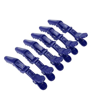 Buy 6 Pieces Crocodile Hair Clips - Professional Anti-Slip Hairdresser Clamps & Accessories (Blue) | Perfect for Styling & Cutting - Buy Online on GoSupps.com