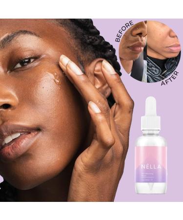 NELLA Glow Serum Recipe Intensive Renewal Skin Perfecting Smoothing Serum | 10% AHA Resurfacing & Brightening Complex | For Face & Body - Buy Online on GoSupps.com