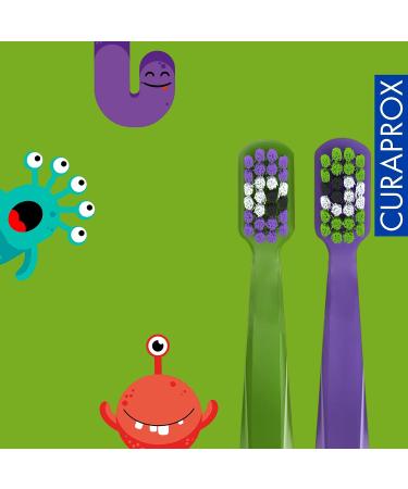 Curaprox CS Kids Manual Toothbrush Special Edition - Pack of 2 Ultra Soft Toothbrush for Children - Buy Online on GoSupps.com