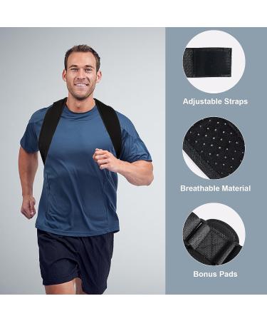HIJJPS Adjustable Posture Corrector for Women & Men - Invisible Upper Back Brace for Pain Relief - Buy Online on GoSupps.com