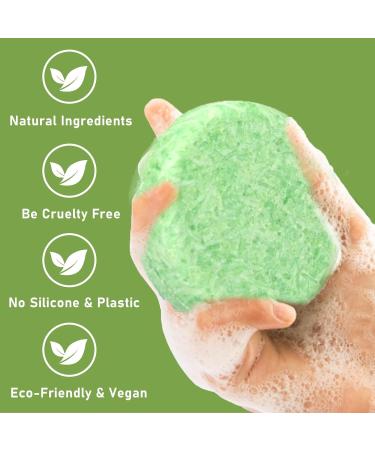 Tea Tree Shampoo Bar Rosemary Tea Tree Oil Bar for Hair Growth Cleanse Moisturize Nourish Natural Shampoo Bar for Itchy & Dry Scalp Suitable for All Hair Types 60g/2.1oz - Buy Online on GoSupps.com