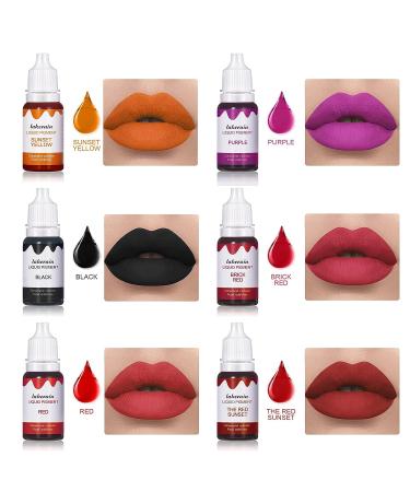 BONNIE CHOICE 12 Colors Liquid Lip Gloss Pigment Set - DIY Lipstick & Lip Gloss Colorant Kit - Buy Online on GoSupps.com