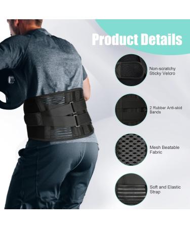 Savita Back Support Belt for Lower Back Pain Relief - Medical Grade Lumbar Support for Men and Women - Adjustable Back Brace for Joint and Spine Pain (M) - Buy Online on GoSupps.com