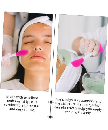 DOITOOL 1 Film Stick Set Mud Brush Double-head Applicator Brush Brush Skin Care Beauty Tool Portable Brush Silicone Brush Purple Multifunction Plastic Care Brush - Buy Online on GoSupps.com