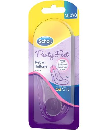 Buy Scholl Party Feet Retro Gel Heel Band - Transparent Comfort for Heels - 1 Pair - International Shipping Available - Buy Online on GoSupps.com