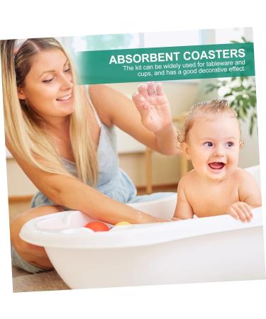 Minkissy 12 Pcs Children's Bath Sponge Set | Mesh Bath Puff & Loofah Scrubber - Beige | Perfect for Gentle Cleaning & Fun Bath Time - Buy Online on GoSupps.com