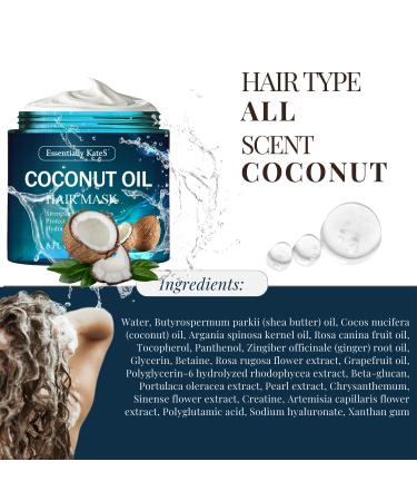 Revitalize Your Hair with Our Coconut Hair Mask - 8 Fl Oz | Shop Internationally - Buy Online on GoSupps.com