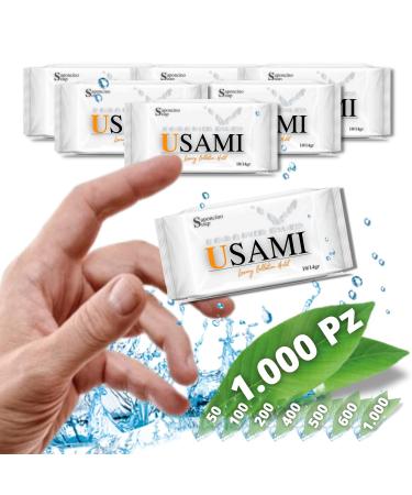 LogicaShop USAMI Monouso Hotel Soap 14 g Kit Cortesia b&b Complete Luxury Bathroom Organic Hands Scented Soap Small Gifts Guest Hotel Soap Line Hotel (1000)