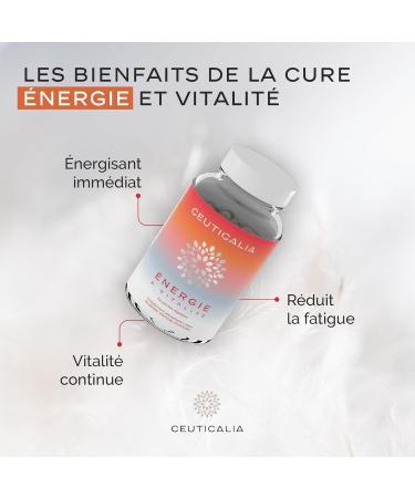 Energy and Vitality Supplement - Boost Energy - Anti Fatigue and Exhaustion - For Adults - Ginseng Guarana Mate Acerola Magnesium Vitamins D and B - 60 Capsules - 30 Days - Buy Online on GoSupps.com