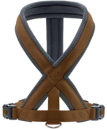 Hunter Harness London Comfort - Premium Brown Dog Harness | L/1 Size | International Shipping Available - Buy Online on GoSupps.com
