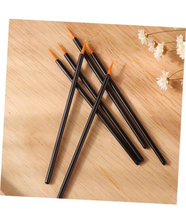 WOONEKY 100pcs Disposable Eyeliner Brush Eye Definer Brush Practical Eyeliner Brush Lip Plastic Black - Buy Online on GoSupps.com