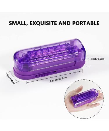 Purple Pill Splitter - Adjustable Stainless Steel Cutter for Small & Large Pills - Buy Online on GoSupps.com