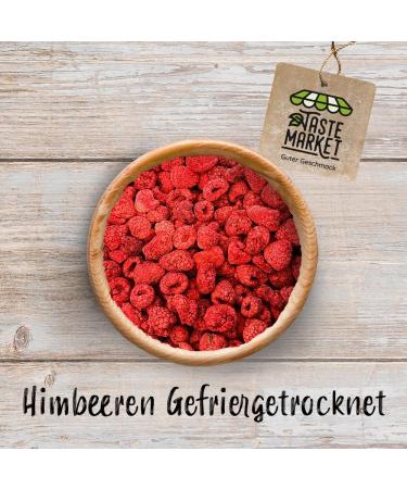  TASTE Guter Geschmack 200g freeze-dried raspberries | whole freeze-dried raspberries | premium quality | no additives from Taste Market - Buy Online on GoSupps.com