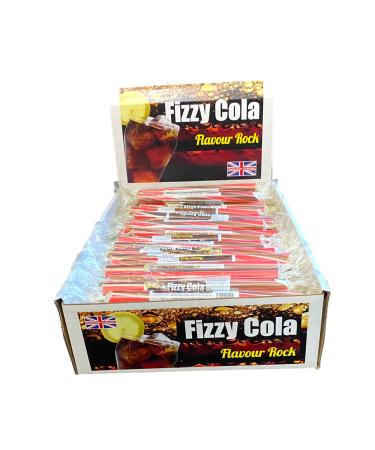 20 X Fizzy Cola Coke Rock Sticks Handmade Traditional Rainbow Classic Sweets Retro Seaside Gift Wholesale Confectionery