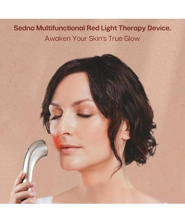 VRAIKO SEDNA Red Light Therapy Facial Device - Skin Care Massager for Anti-Aging Wrinkle Reduction & Revitalization - Buy Online on GoSupps.com