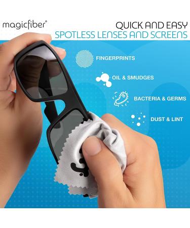 MagicFiber Microfiber Cleaning Cloth  6 Pack - Premium Cloth for Glasses  Lens  Screens & More - Buy Online on GoSupps.com