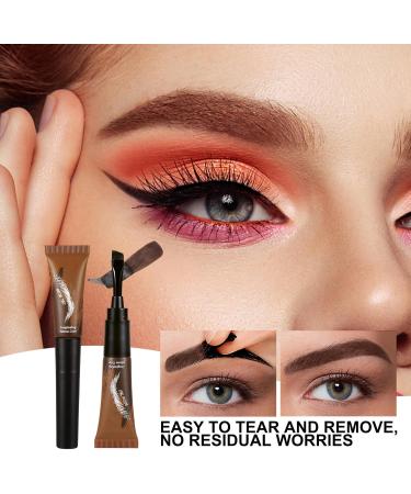  Ruwshuuk Eyebrow Dye for Women Instant Eyebrow Color | Semi-Permanent Water Resistant Dye for Makeup Beauty Natural Look Women - Buy Online on GoSupps.com