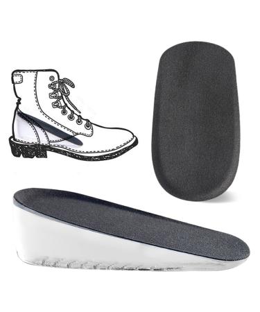 Increase height insole self -adhesive invisible increase shoe inserts heel pillow gel shock absorption shoe inserts gel heel shells 1 pair 2cm heel pillow soft gel heel pillow set C