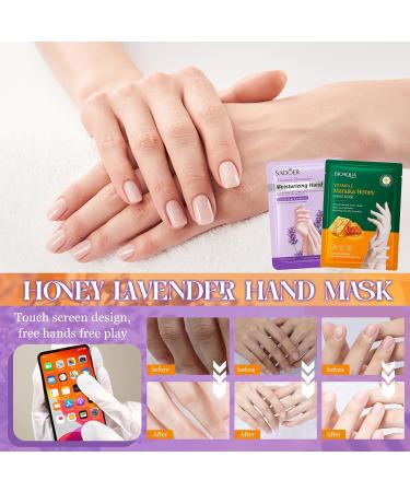 Masque Main 6 Paires Gants Hydratants Miel Lavande Masques Hydratants pour les Mains Hydrate Profond ment la Peau Endommag e pour S che et Craquel e R parent la Peau Rugueuse (Vert) - Buy Online on GoSupps.com
