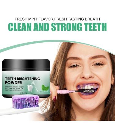 Natural Tooth Powder & Teeth Whitening | Activated Carbon for Stain Removal & Fresh Breath (2PC) - Buy Online on GoSupps.com