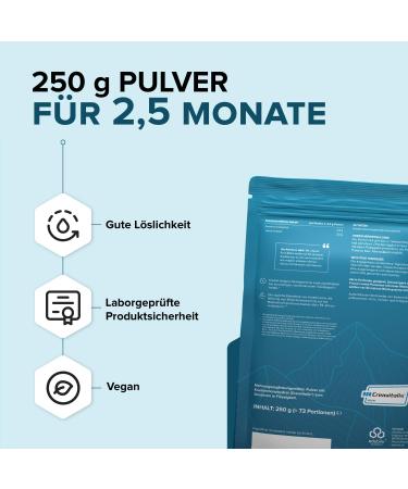 Edubily Nutrition Creatine Monohydrate Powder - Vegan Creatine from Germany | 250g Pure Creavitalis Quality - Buy Online on GoSupps.com
