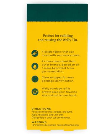 Welly Kids Monster Bandages - 24 Count Standard Replenishment Pack - Buy Online on GoSupps.com