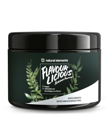 Flavourlicious Pure - 200 g of sweet powder based on Stevia - Conscious sugar substitute without sucralose - only 7 kcal per portion (3G) - vegan - produced in Germany