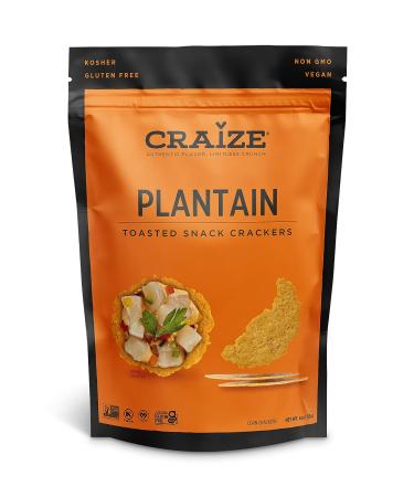 Craize Sweet Plantain Crisps | Gluten-Free Vegan Kosher Toasted Corn Crackers | 12 oz (Pack of 3) - Buy Online on GoSupps.com