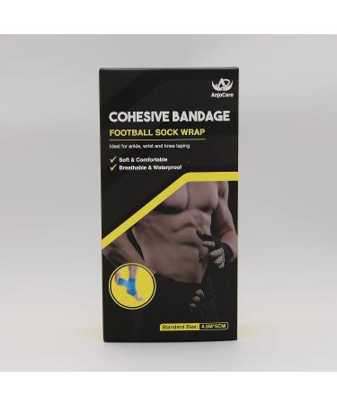 Anjocare Self-Adhesive Bandage Wrap (8 Pack) - Breathable & Cohesive First Aid Wrap for Sports Injuries Wrist Sprains & Vet Wrap for Dogs (5cm x 4.5m) - Blue - Buy Online on GoSupps.com