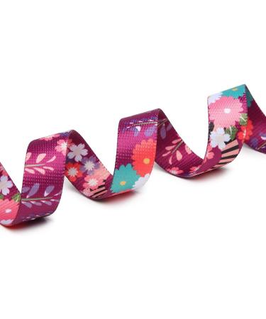 Buy Mercano Adjustable Dog Collar - Soft Nylon Comfort & Durable Pattern for Small to Medium Dogs & Cats (L Colorful Flowers) - Buy Online on GoSupps.com