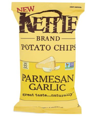 Kettle Foods, Chip Potato Parmesan Garlic, 5 Ounce