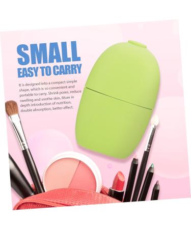 Silicone Face Ice Tray & Ice Roller | Skin Care Tool for Face Massage | Dropship Face Icing Roller Set 11.5x7cm Green - Buy Online on GoSupps.com