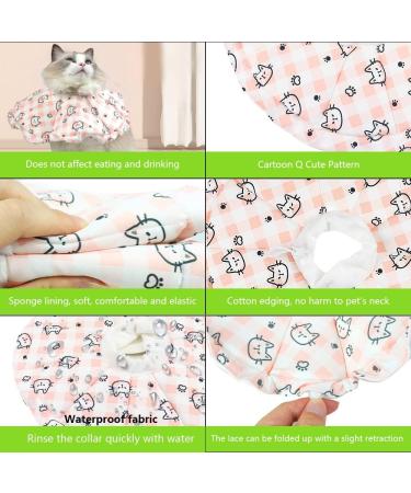 Adjustable Soft Cat Recovery Collar | Lick Protection for Post-Surgery & Injured Cats (Size S) - Buy Online on GoSupps.com