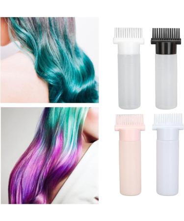 ZJchao 4 Colors Hair Dye Applicator Bottle Multipurpose Root Comb Applicator Bottle Hair Coloring Brush Bottle for Hair Dye Precise Scale ZJchao8cw9d21g3r - Buy Online on GoSupps.com
