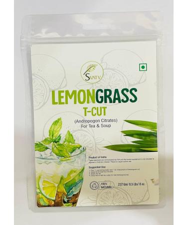 SVATV lemongrass Tea Loose Leaf (Cymbopogon Citratus) | Perfect for Tea & Seasoning | Lemongrass Dried Herbs | Versatile Herb | Easy To Brew - 227g 8.0 oz 0.50 Lbs - Buy Online on GoSupps.com