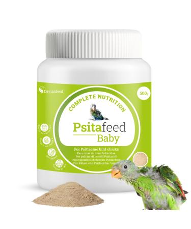 Nutritious Pate for Psittacidae 500g - Food for Parrots Macaws Lovebirds Parakeets Canaries and Sparrows - Stimulates