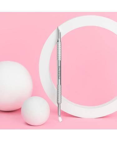 STALEKS PRO Slant Cuticle Pusher + Bent Cleaner Manicure Pedicure Stainless Steel Expert 90/4.2 - Buy Online on GoSupps.com