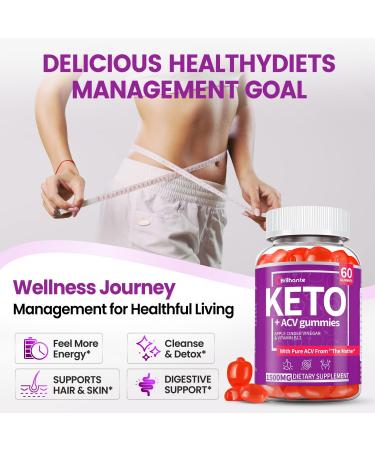 bucolicoBuy Keto ACV Gummies, Organic Apple Cider Vinegar Gummies Sugar Free: Apple Cider Vinegar with Mother, Vitamin B12 & B6, Gut Health, Metabolism, Gluten Free & Vegan, Beet Root - 60 Count - Buy Online on GoSupps.com