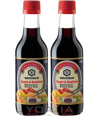 Kikkoman 2x 250ml KIKKOMAN sauce soja sushi & sashimi