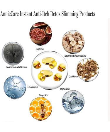 DIZHIGE AnnieCare Instant Anti-Itch Detox Slimming Capsules - Natural Repair Vaginal Capsule (2 Bags) - Buy Online on GoSupps.com