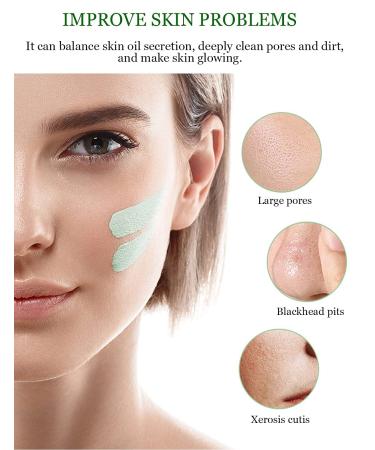 Green Tea Deep Cleanse Mask Stick - Blackhead Remover for Face - Oil Control & Skin Brightening - 2 Bottles - Buy Online on GoSupps.com