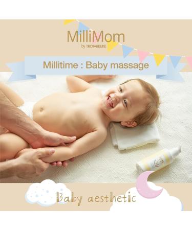 Milimom Baby Oil & Cream with Argan Oil | Nourishing & Moisturizing | Gentle Baby Massage | Vegan Skincare - 2.53fl.Oz / 75ml - Buy Online on GoSupps.com