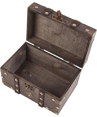 Vintage Wooden Jewelry Organizer Box with Lock | Eco-Friendly Touch Jewelry Storage for Women & Girls - Buy Online on GoSupps.com